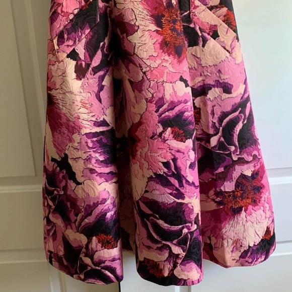 Alton Gray Fit & Flare Floral Dress - Picture 4 of 6